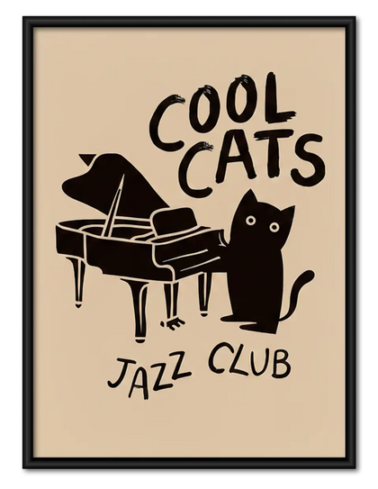Cool Cats Jazz Club Wall Art