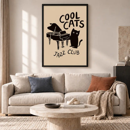 Cool Cats Jazz Club Wall Art 2