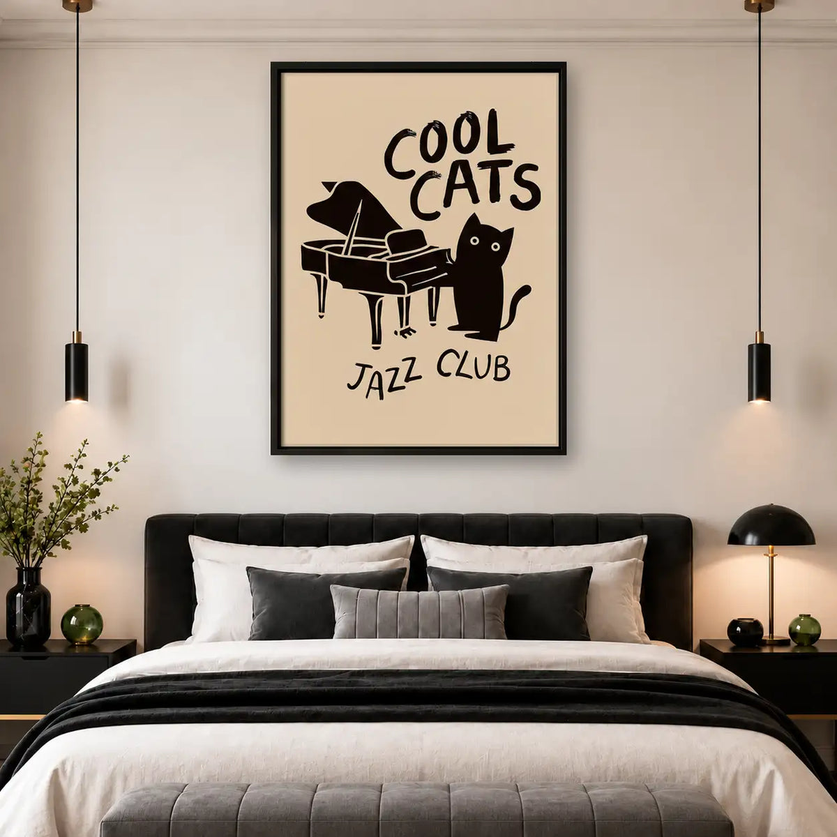 Cool Cats Jazz Club Wall Art 4