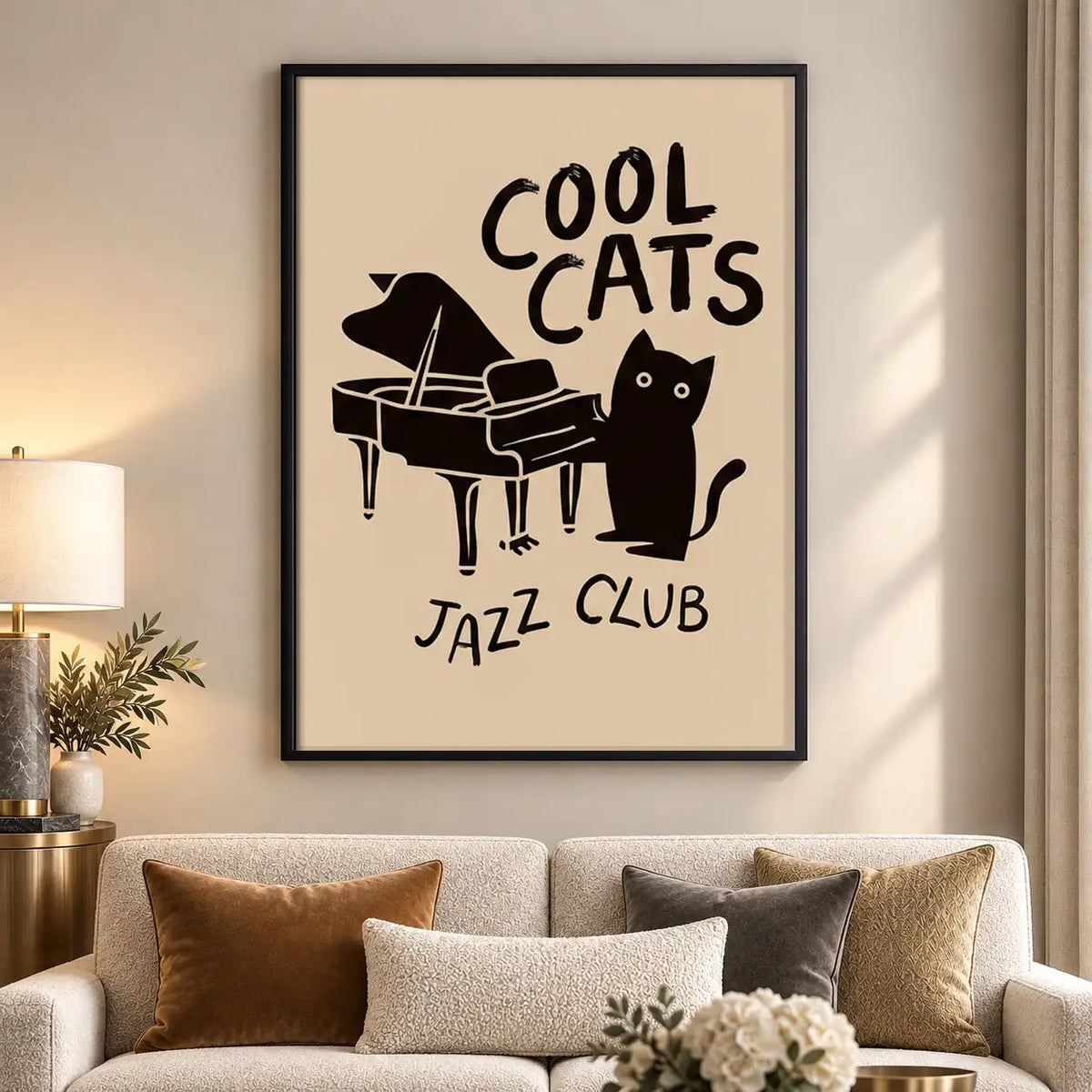 Cool Cats Jazz Club Wall Art 5
