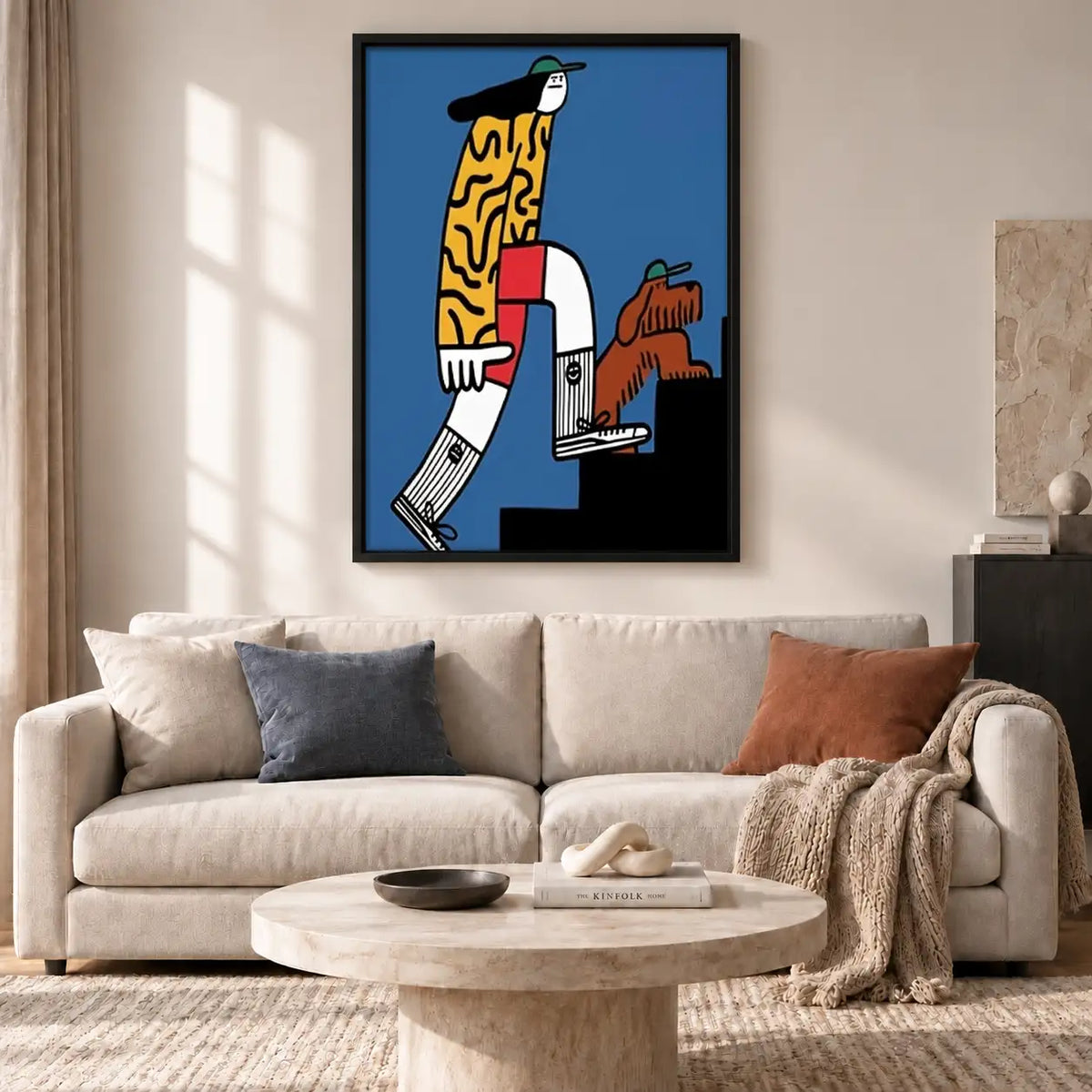 Cool Giraffe Mail Carrier Wall Art 2