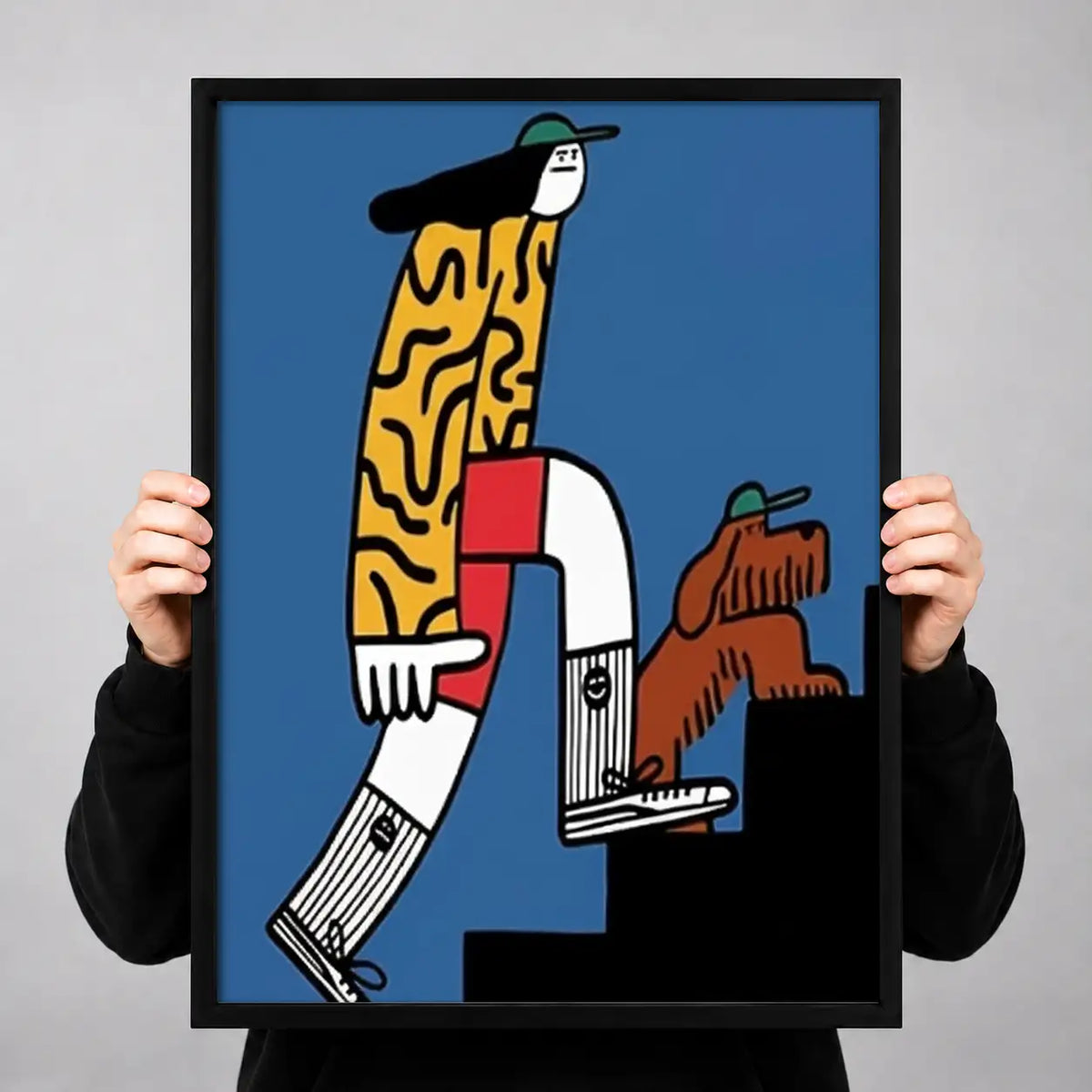 Cool Giraffe Mail Carrier Wall Art 3