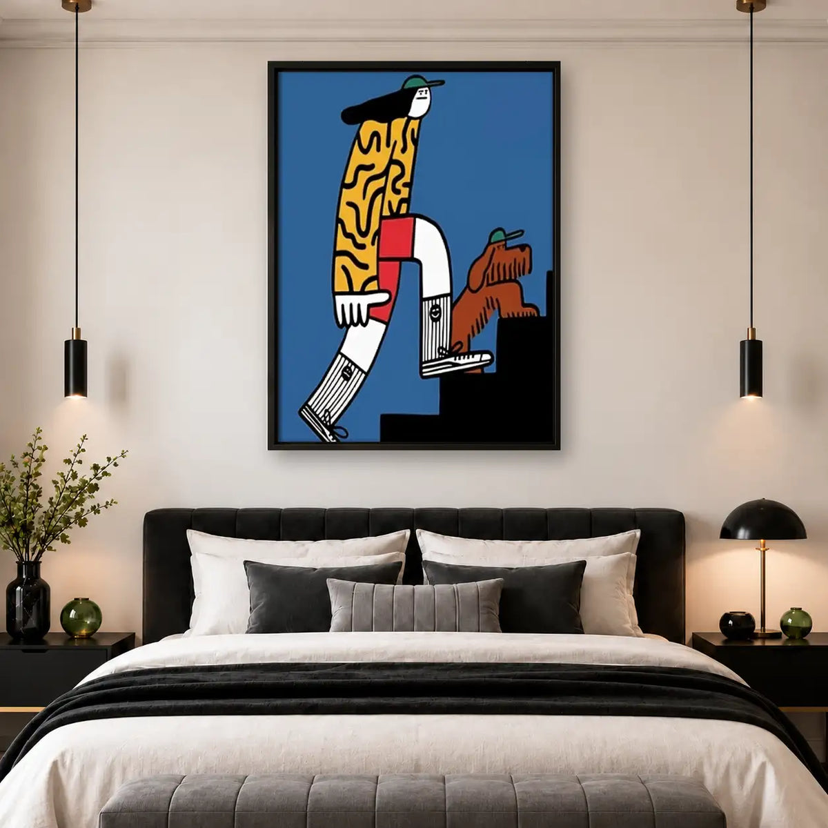 Cool Giraffe Mail Carrier Wall Art 4