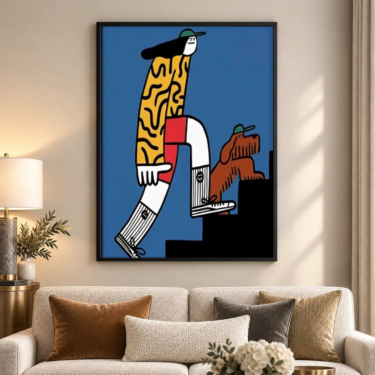 Cool Giraffe Mail Carrier Wall Art 5