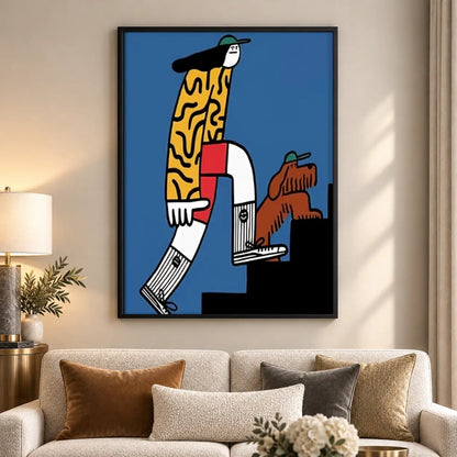 Cool Giraffe Mail Carrier Wall Art 5