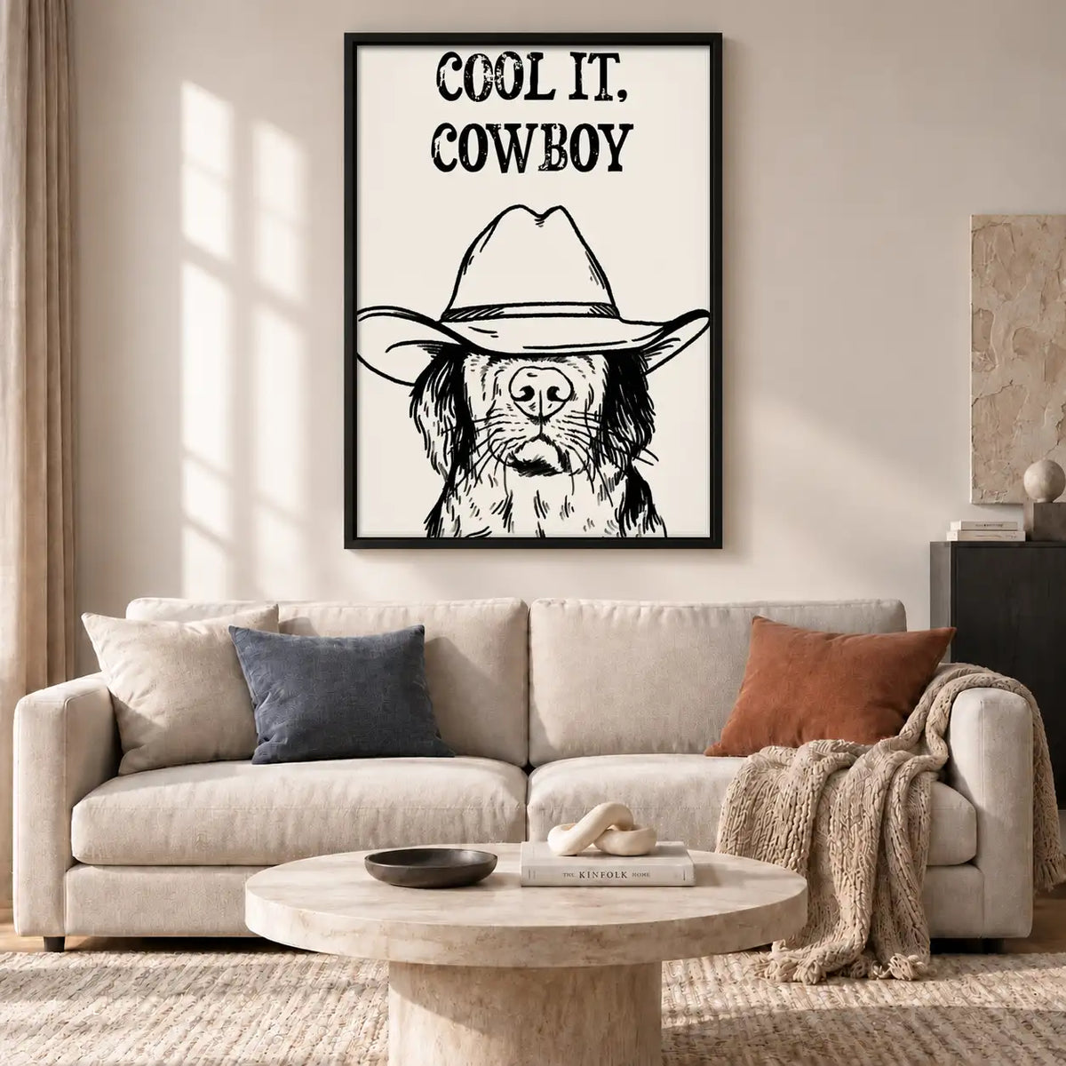Cool It Cowboy Western Dog Wall Art 2