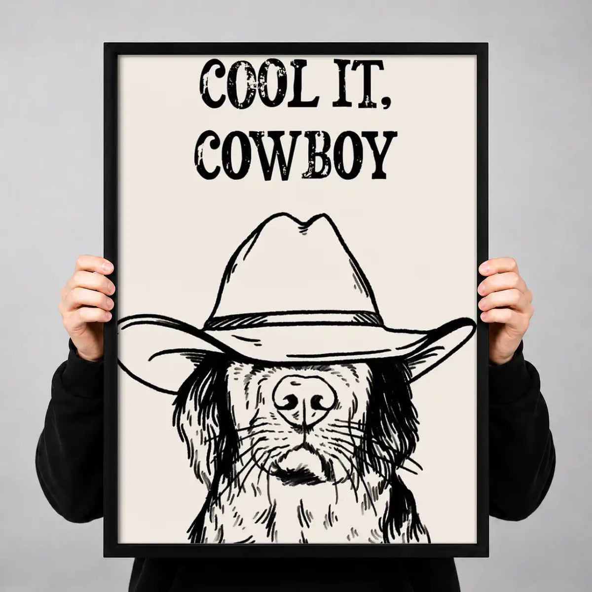 Cool It Cowboy Western Dog Wall Art 3