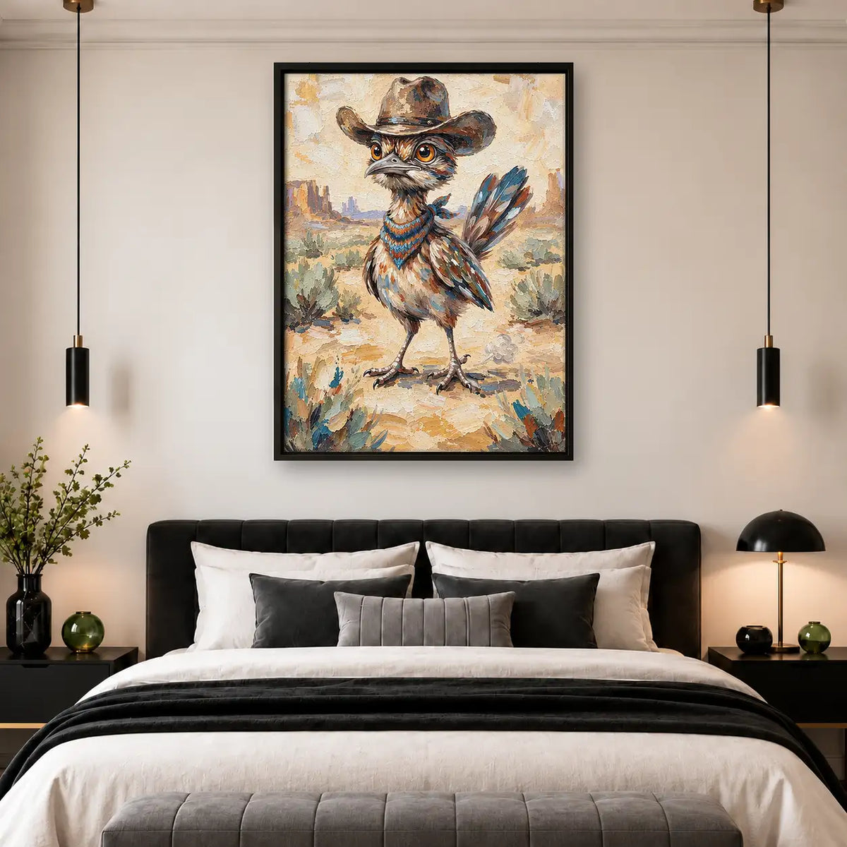 Cowboy Mouse with Arrows Wall Art 4