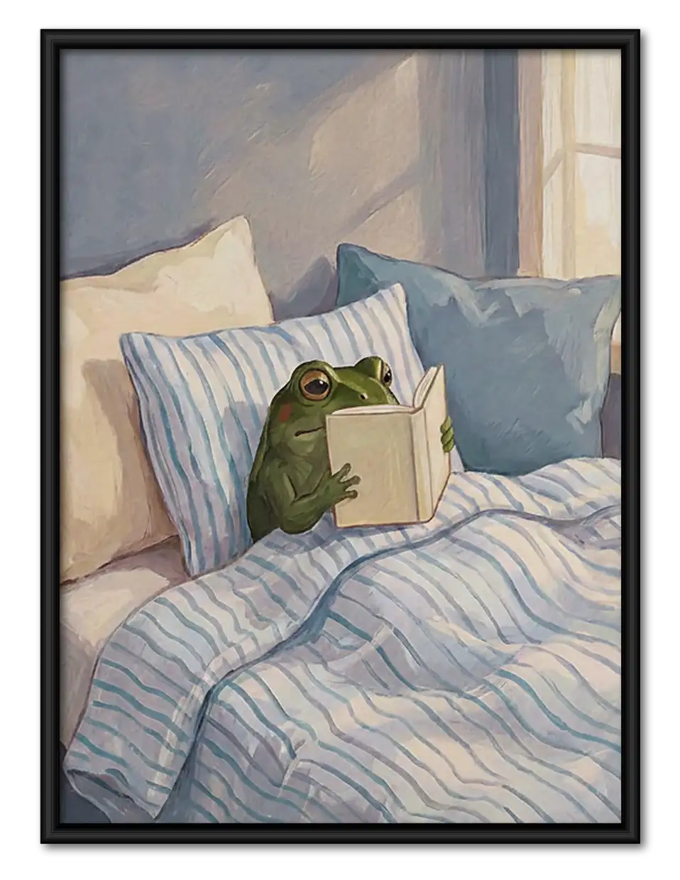 Cozy Breakfast in Bed Wall Art 1