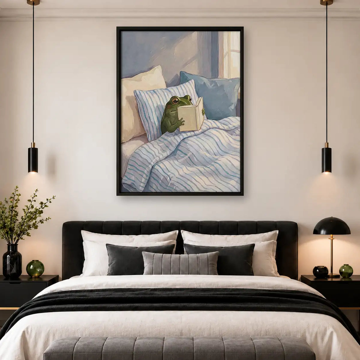 Cozy Breakfast in Bed Wall Art 4