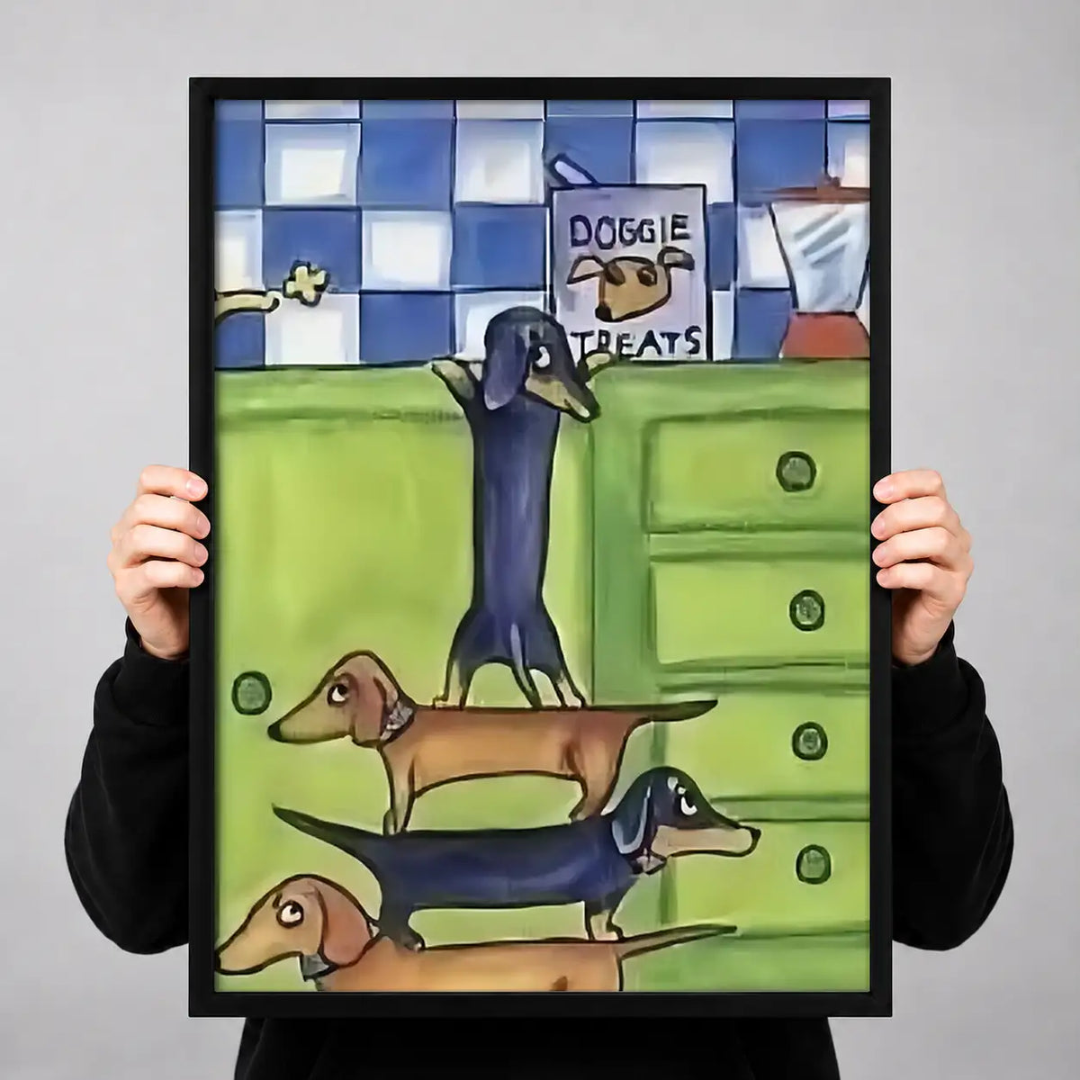 Dachshund Doggie Treat Shop Wall Art 3