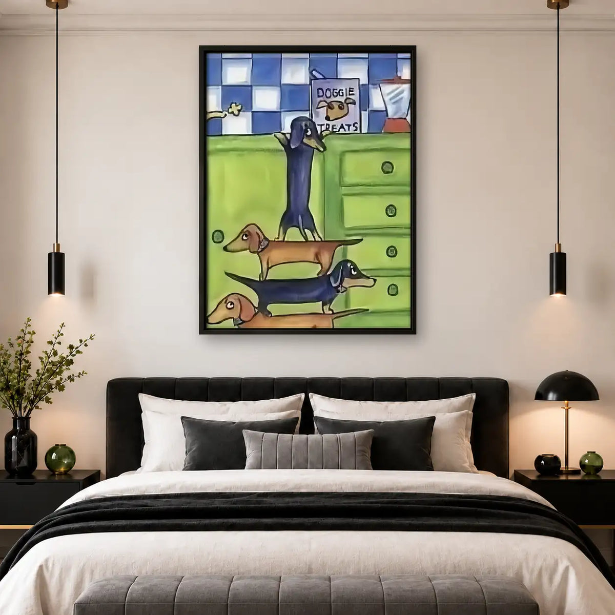 Dachshund Doggie Treat Shop Wall Art 4