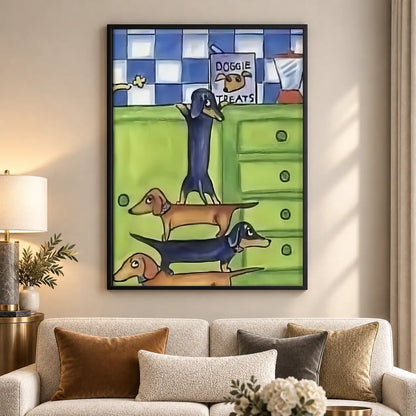 Dachshund Doggie Treat Shop Wall Art 5