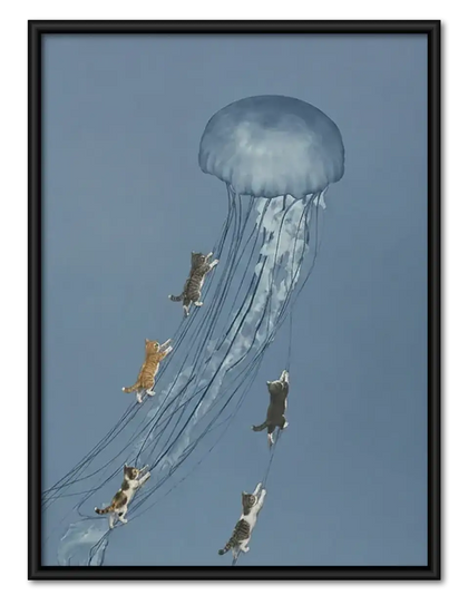 Deep Sea Jellyfish Adventure Wall Art