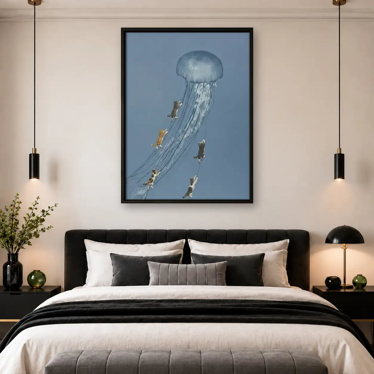 Deep Sea Jellyfish Adventure Wall Art 4
