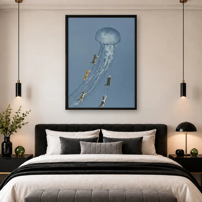 Deep Sea Jellyfish Adventure Wall Art 4