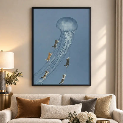 Deep Sea Jellyfish Adventure Wall Art 5
