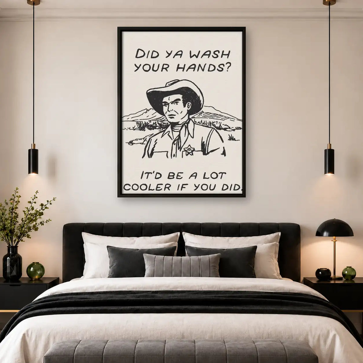 Did You Wash Your Hands Wall Art 4