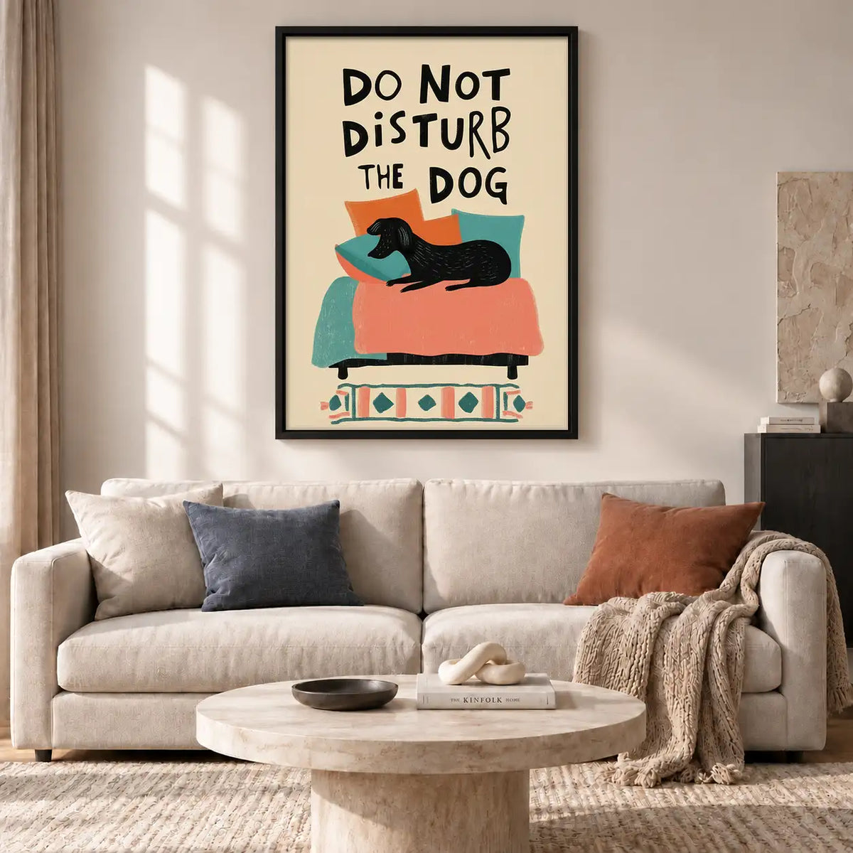Do Not Disturb the Dog Wall Art 2