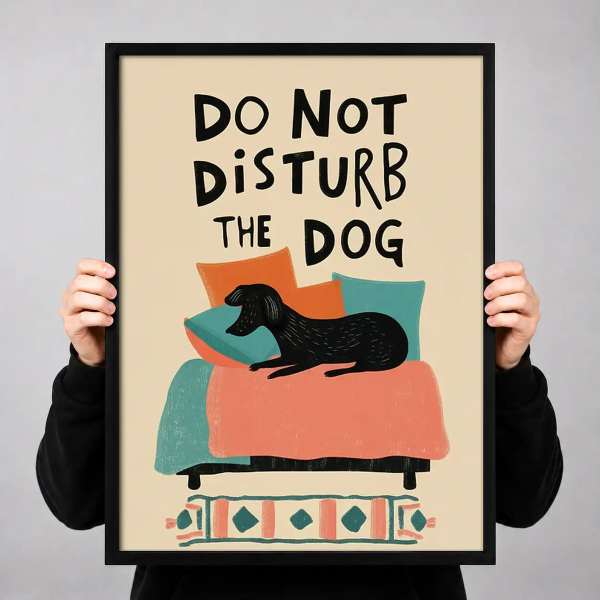 Do Not Disturb the Dog Wall Art 3