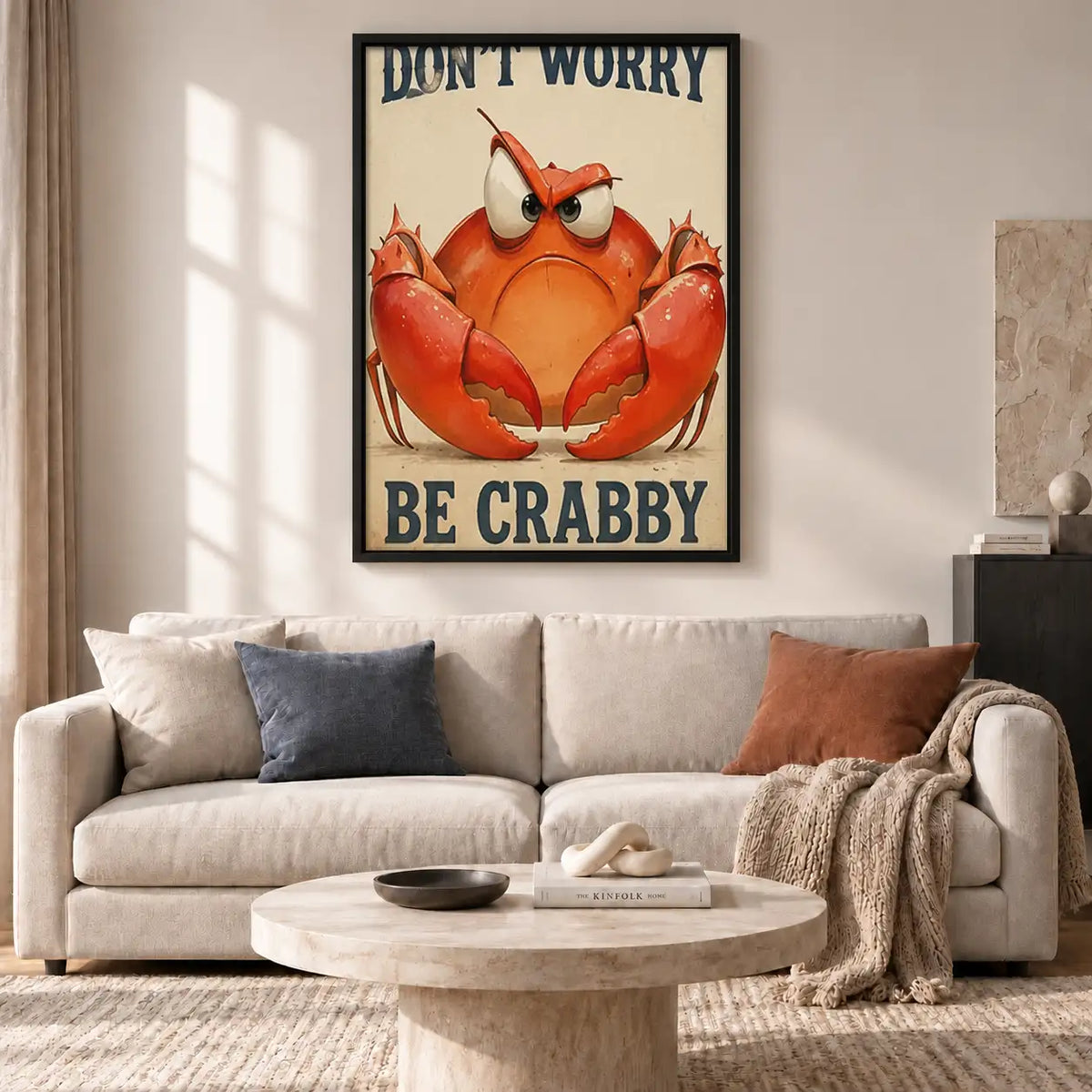 Do Not Worry Be Crabby Wall Art 2