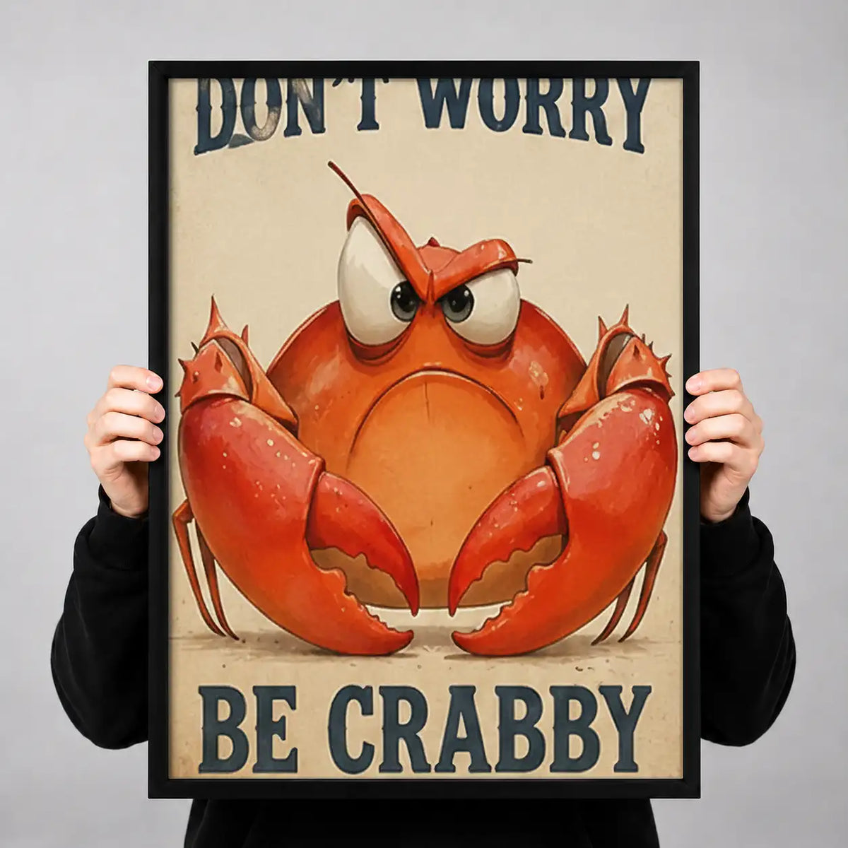 Do Not Worry Be Crabby Wall Art 3