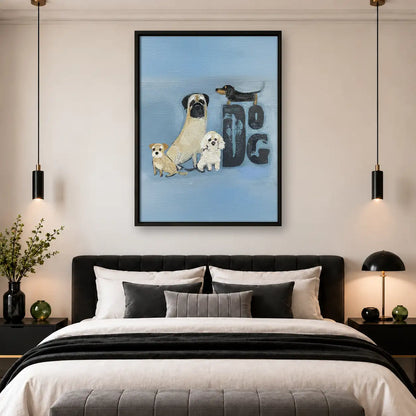 Dog Family Spelling DOG Wall Art 4