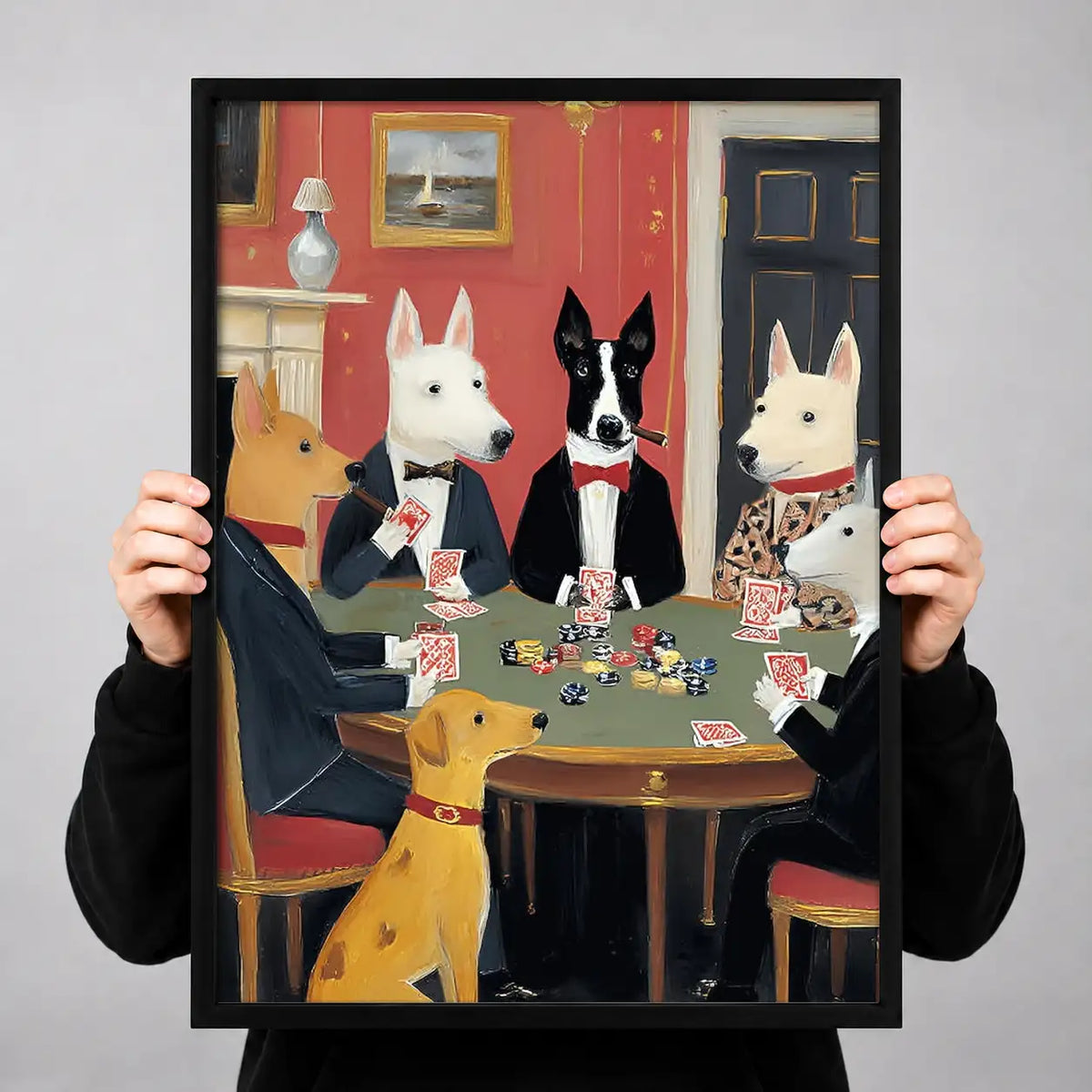 Dogs Playing Poker Party Wall Art 3