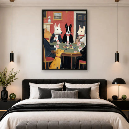 Dogs Playing Poker Party Wall Art 4