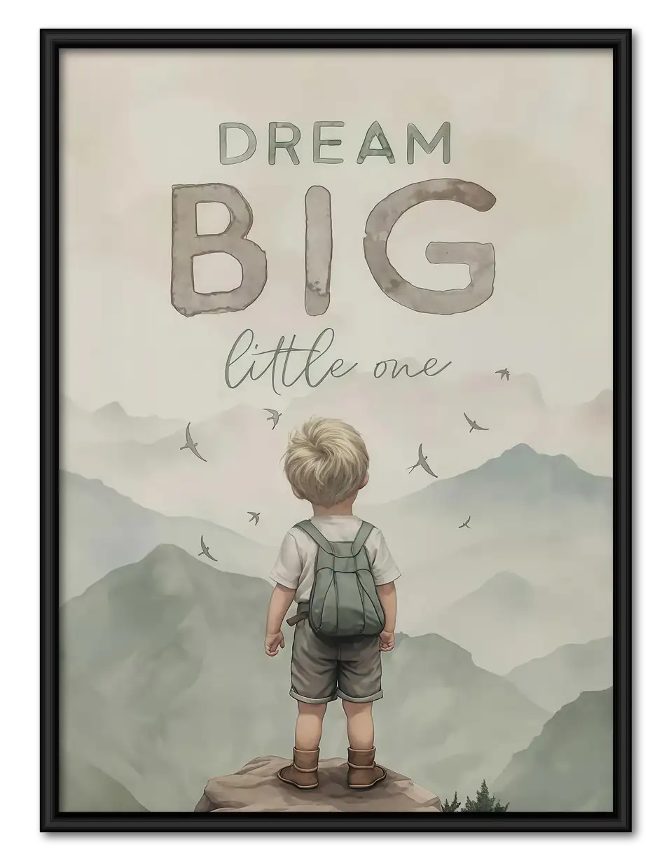Dream Big Little One Wall Art 1