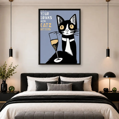 Drinks with Cat Bitters Wall Art 4