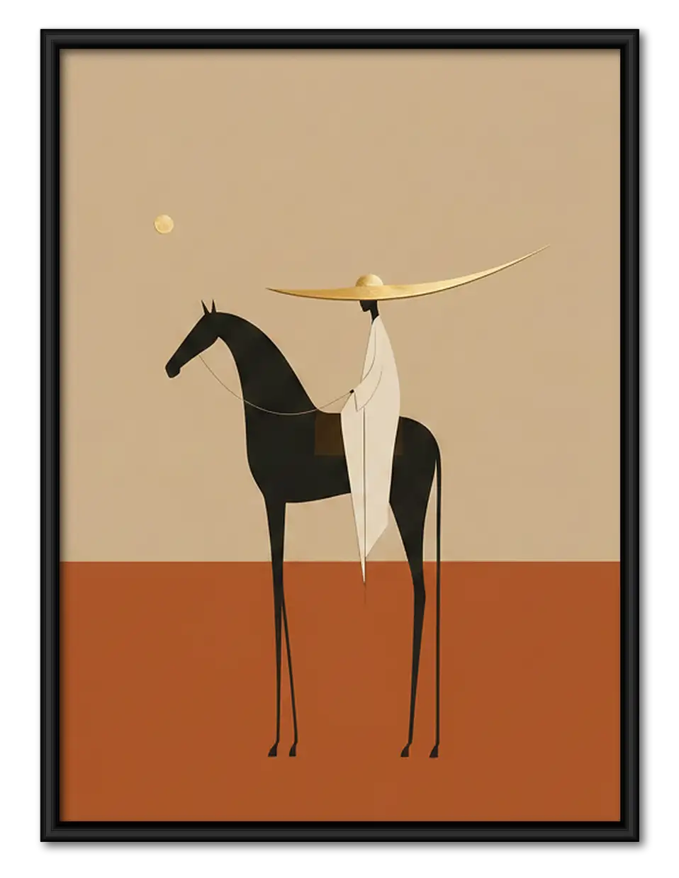 Elegant Greyhound with Tiny Umbrella Wall Art 1