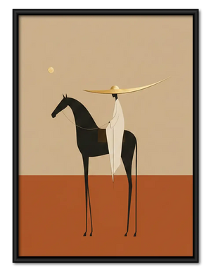 Elegant Greyhound with Tiny Umbrella Wall Art