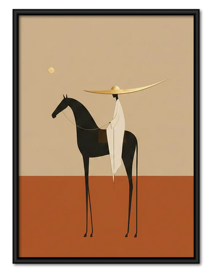 Elegant Greyhound with Tiny Umbrella Wall Art