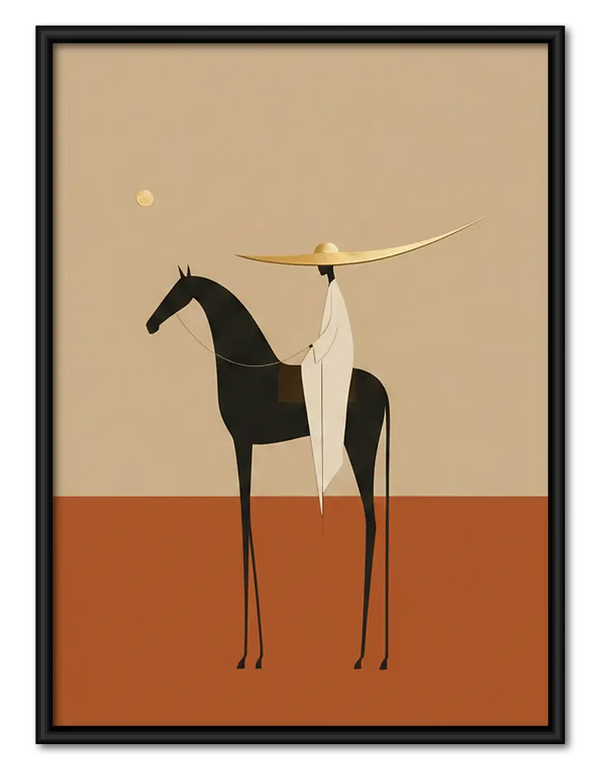 Elegant Greyhound with Tiny Umbrella Wall Art