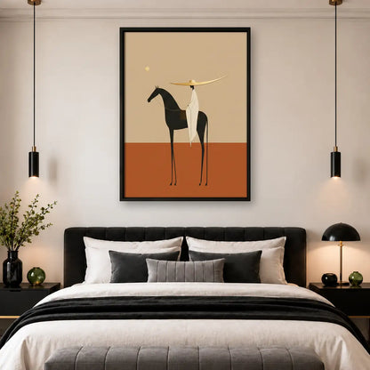 Elegant Greyhound with Tiny Umbrella Wall Art 4