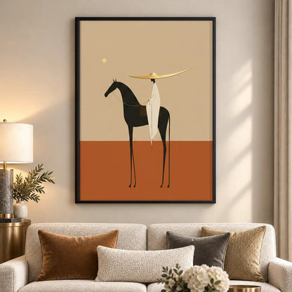 Elegant Greyhound with Tiny Umbrella Wall Art 5