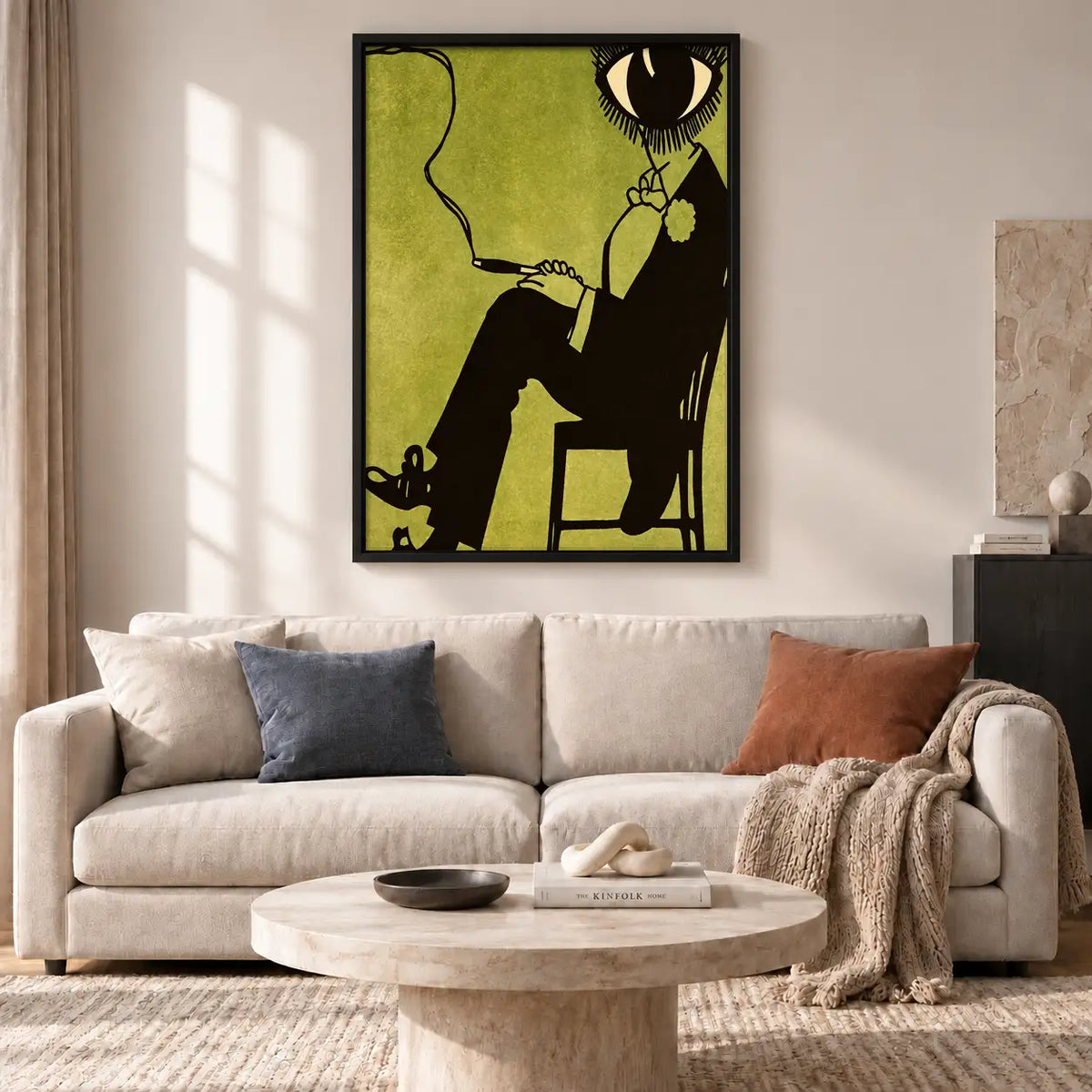 Elegant Woman with Black Cat Wall Art 2
