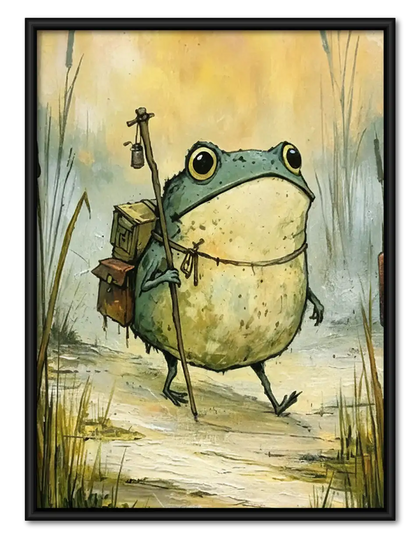 Explorer Frog Adventure Wall Art