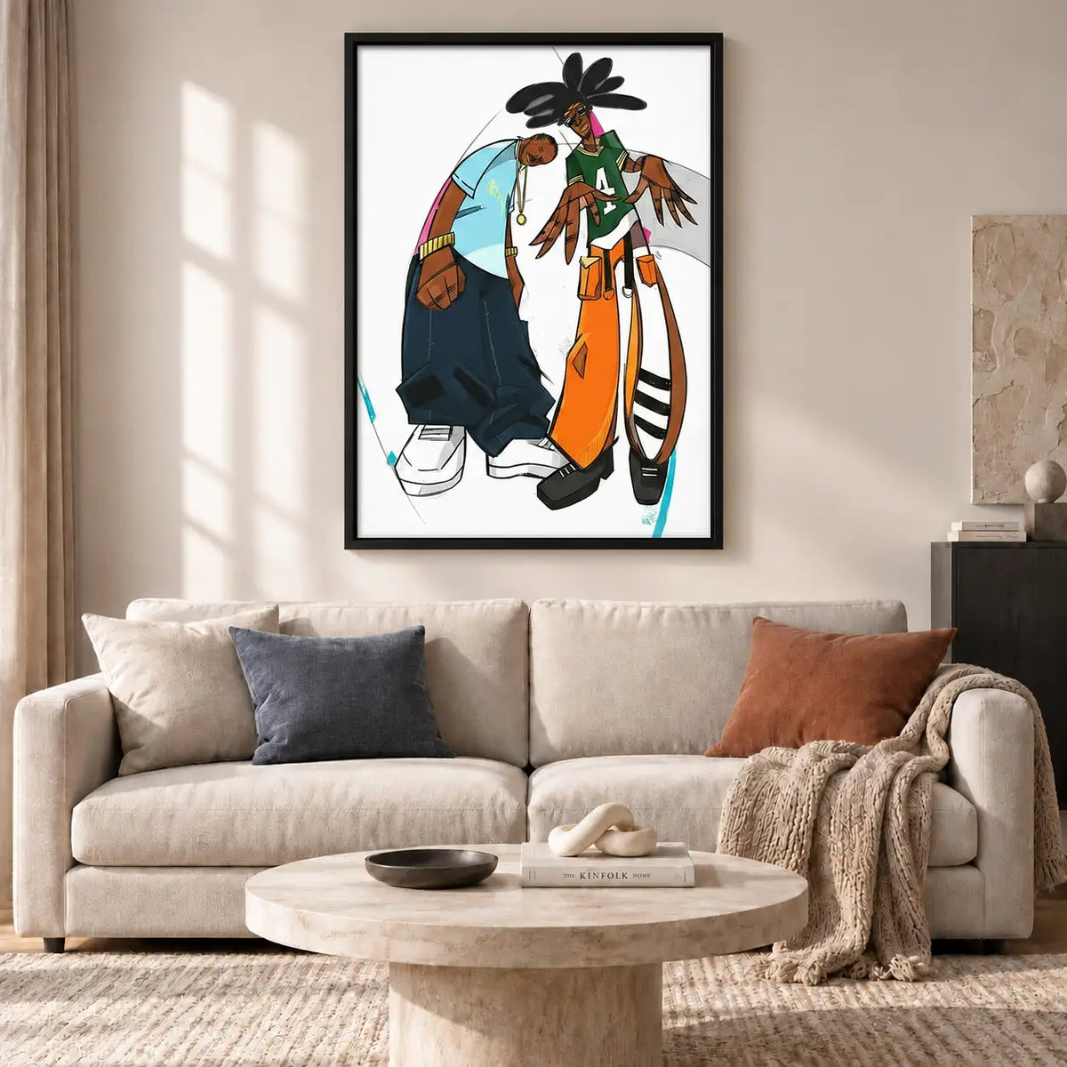 Fashionable Bird Couple Wall Art 2