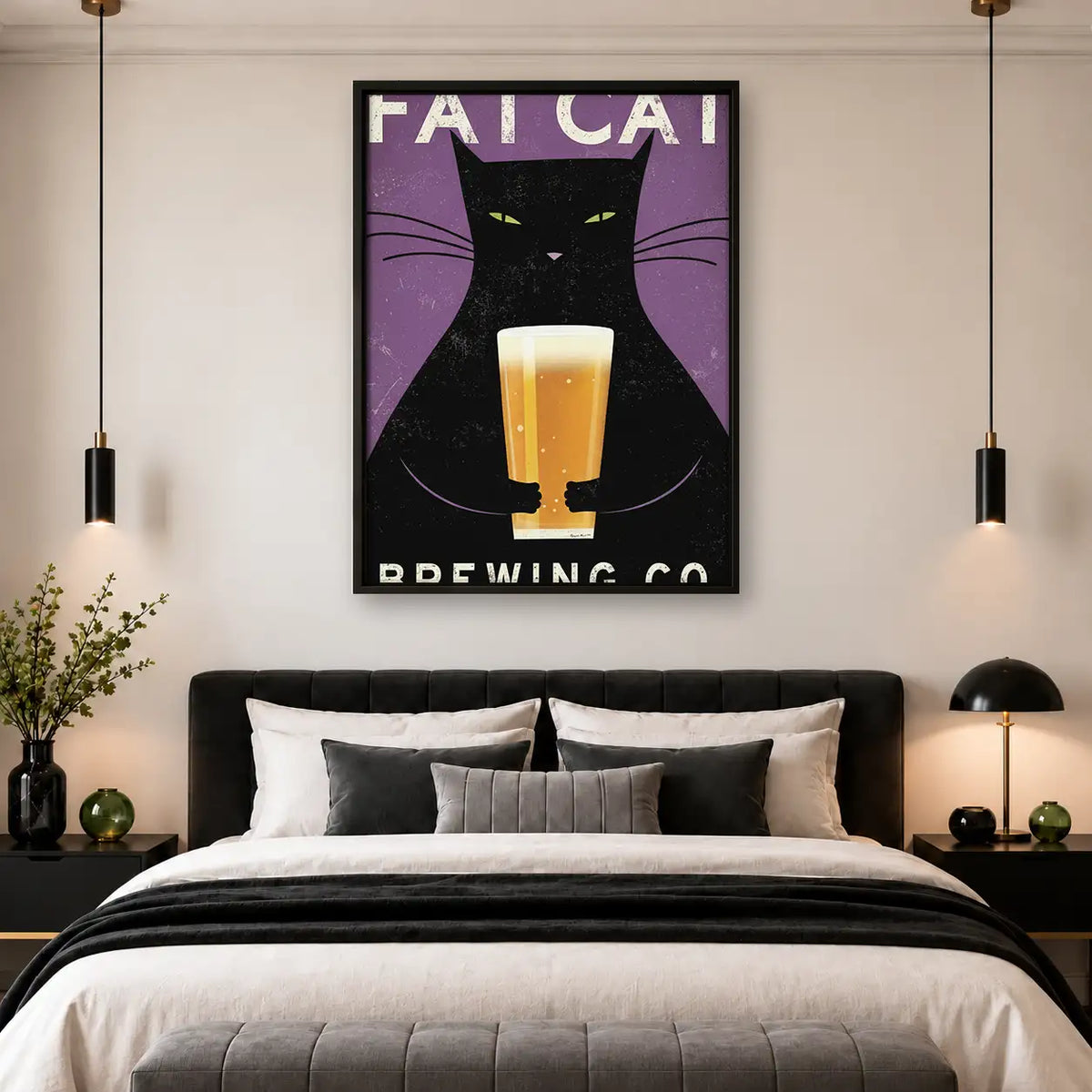 Fat Cat Brewing Company Wall Art 4