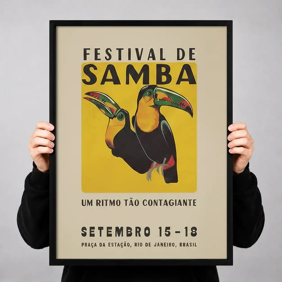 Festival de Samba Toucan Poster Wall Art 3