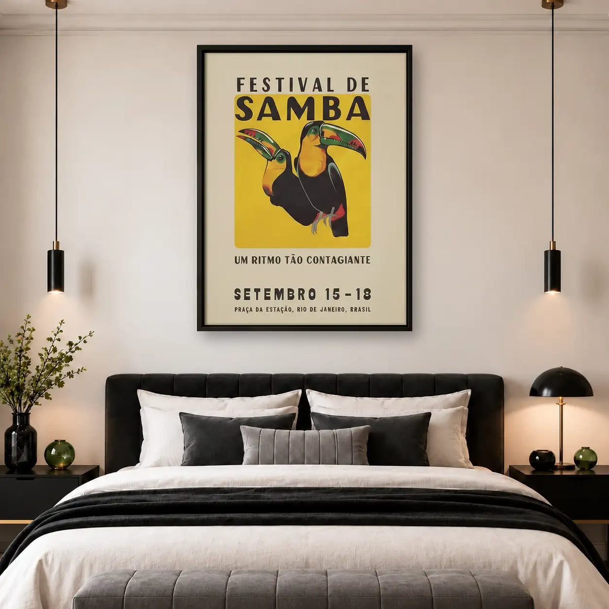 Festival de Samba Toucan Poster Wall Art 4