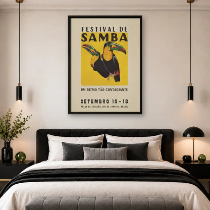 Festival de Samba Toucan Poster Wall Art 4