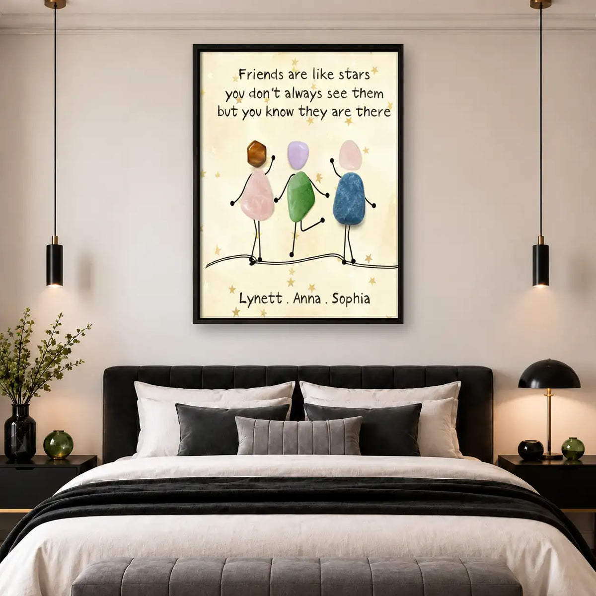 Friends Are Like Stars Wall Art 4