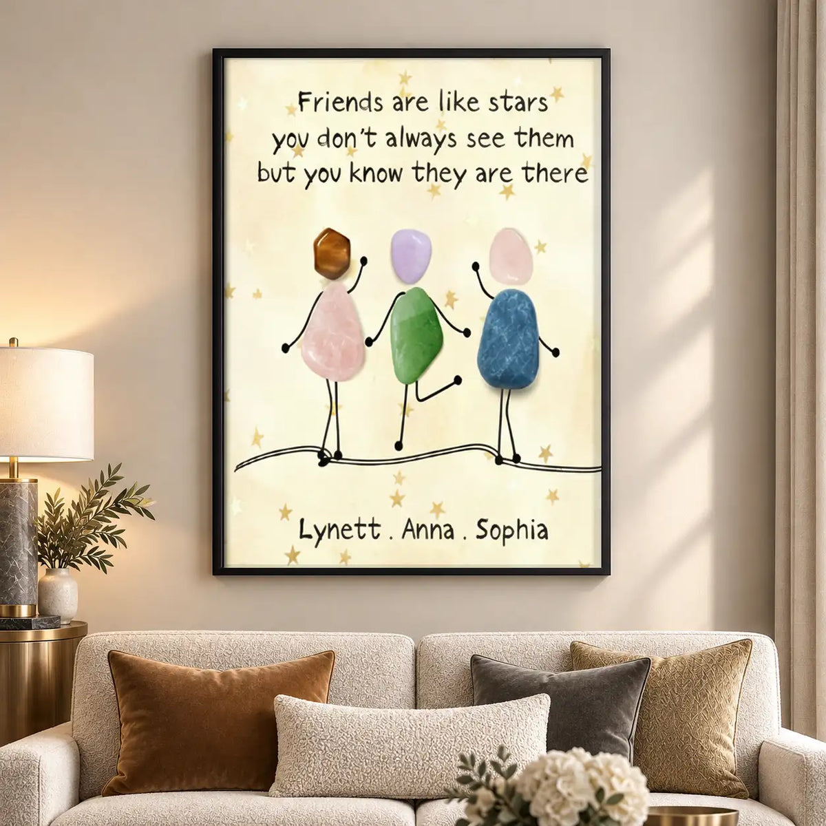 Friends Are Like Stars Wall Art 5