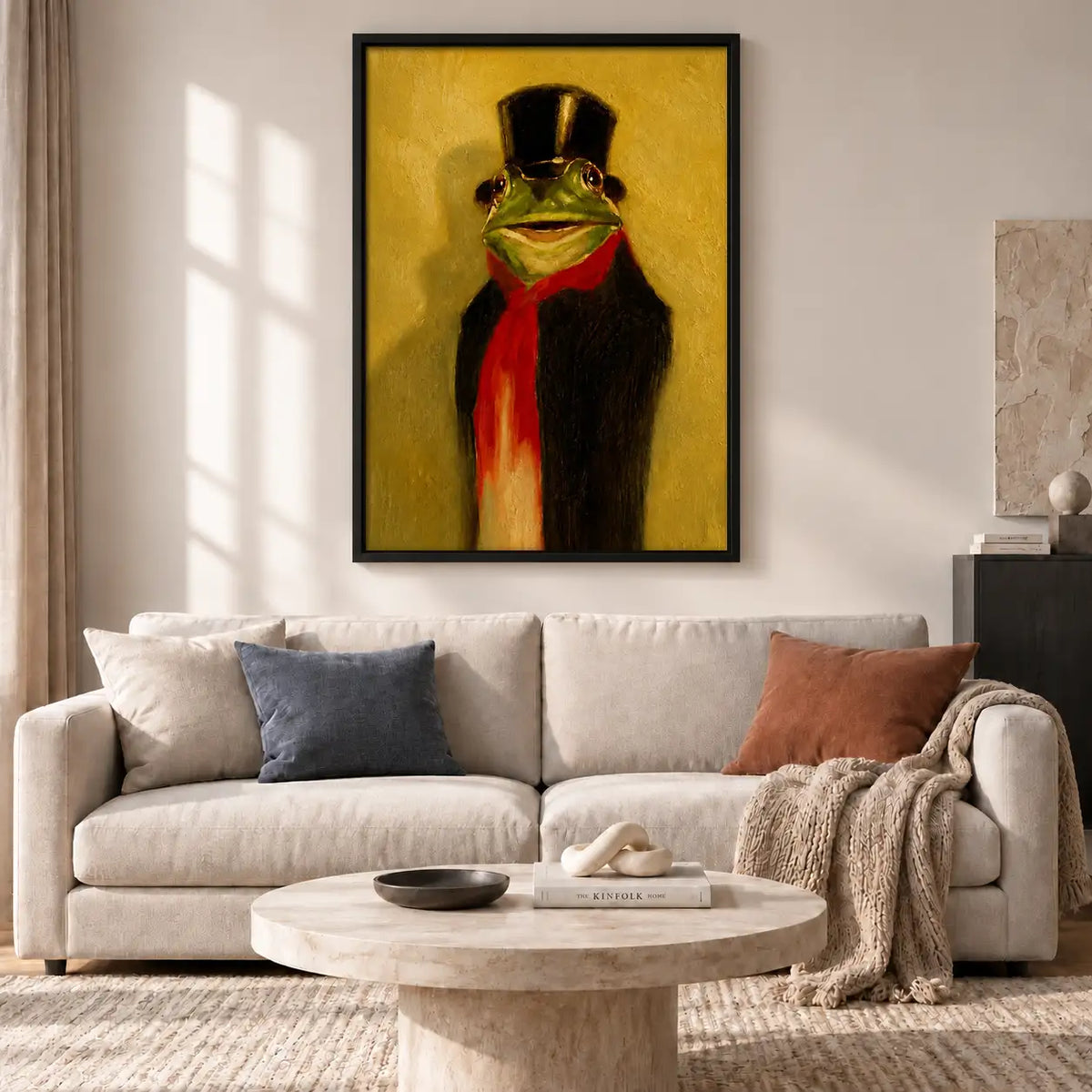 Frog Gentleman in Top Hat Wall Art 2