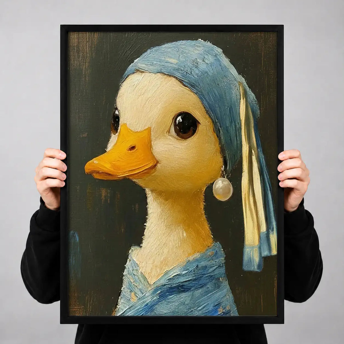 Girl with a Pearl Duck Wall Art 3