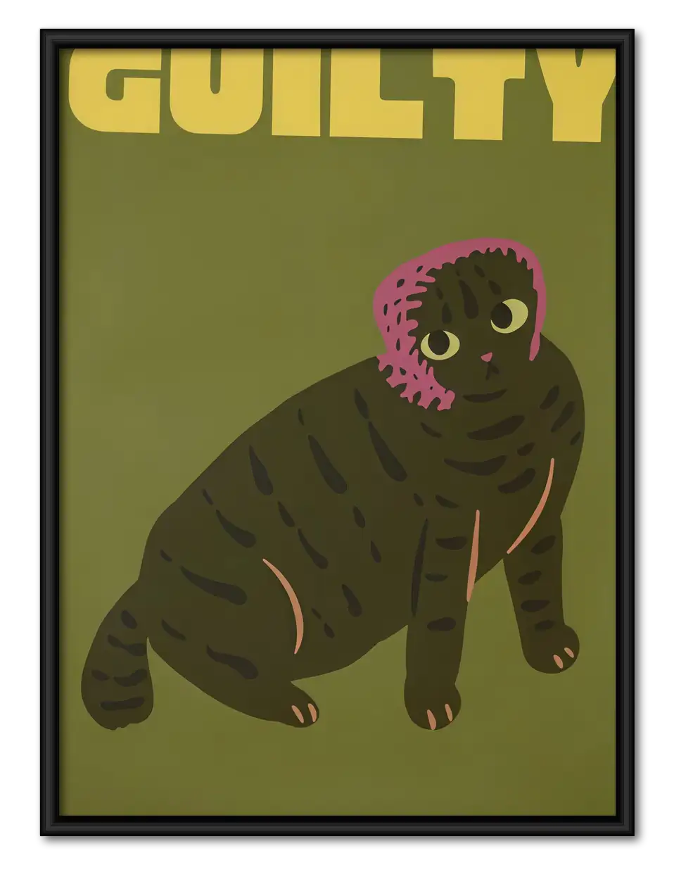 Guilty Walrus Typography Wall Art 1