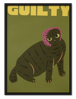 Guilty Walrus Typography Wall Art